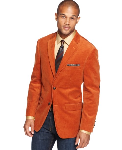 orange sports coat
